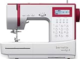 Bernette Sew&GO8 - Computer-Nähmaschine mit 197 Nähprogramme, Freiarm, Multifunktionsdisplay, Nähen, Patchen, Q