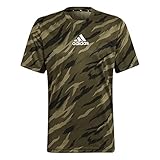 adidas Herren Feelstrcamo Tee T-Shirt, Olifoc/Weiß, XL