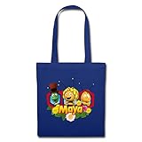 Spreadshirt Biene Maja Freunde Flip Willi Stoffbeutel, Royalb