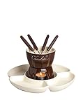 Soul Kitchen Schokofondue 7 tlg. Set 25 cl creme/b