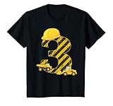 Kinder Bagger 3. Geburtstag T-Shirt Jungen 3 Jahre Shirt Baustelle T-S