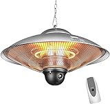 Terrassenheizung Im Freien 2200 W Elektrische Infrarot-Schirmheizung 2 Leistungsstufen Leise Heizung Für Den Innenbalkon Im F