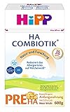 Hipp Milchnahrung, Pre HA Combiotik, 4er Pack (4 x 600 g)