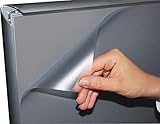 Folie für Kundenstopper Klapprahmen Plakatrahmen Rahmen DIN A1 A2 A3 A0 B1 B2 A4, Schutzfolien, Anti-Reflex-Folie, Ersatzfolie (50cm x 100cm)