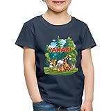 Spreadshirt Yakari Der Kinofilm Im Wald Gruppenbild Kinder Premium T-Shirt, 110-116, Navy