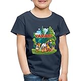 Spreadshirt Yakari Der Kinofilm Im Wald Gruppenbild Kinder Premium T-Shirt, 110-116, Navy
