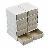 Streichholzschachtel blanco 24 Stück ca. 5 x 3,5 x 1,5 cm weiss DIY perfekt zum b