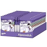 Milka Mini Snow Balls 28 x 100g, Zartschmelzende Schokolade für Weihnachten mit Zuckerg