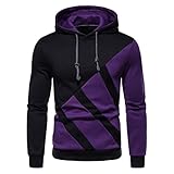 ZDDHOODY Herren Sweatshirt Kapuzenpullover Pullover Hoodie Sweatjacke Casual Streetwear Basic Style Herbst Winter Sport Oberteil Fitness Läuft Kapuzenpulli Gym Langarm Pullover Hoodies Langarm Top