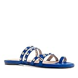 Andres Machado - Sandalen in Soft Blau mit Nieten.EU 42