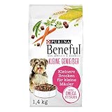 PURINA BENEFUL Kleine Genießer Hundefutter trocken für kleine Rassen, mit Rind, 6er Pack (6 x 1,4kg)