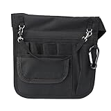 Pflegeorganisator Gürtel, Krankenschwester Gürteltasche Mit Klebebandhalter, Multi Compartment Medical Pack Tasche,Krankenschwester Schürze Hüfttasche Für Stethoskope, Verbandschere,G