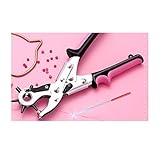 ZXCVBNM Öse Lochzange Kit DIY Handwerkzeuge Multi-Size zum Herstellen von Löchern in Leder, Gürtel, Handtaschenriemen, Karton, Poster usw