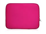 Sweet Tech Rosa Neopren Hülle Tasche Sleeve Case Cover geeignet für Archos 121 Neon Tablet 12 Zoll (11.6-12.5 Zoll Tablet)