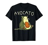 Lustige Avocado Katze T-S