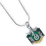 Offiziell lizenzierte Harry Potter Silber vergoldet Slytherin Crest Halsk