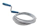 THORQUE Professionelle Rohrreinigungs-Sonde flexibel 5M x 6mm, hydraulisch, für Waschbecken und Abflüsse, Rohrreinigung