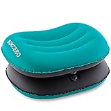 SUKCESO (2 Count) Aufblasbares Camping Kissen - Mini Ultraleichte Klein Mellow Comfort Kopfkissen Aufblasbar Outdoor Auto Trekking Schlafsack Strand Wasser Kissen Selbstaufblasend Camping Pillow