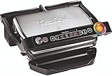 Tefal GC730D OptiGrill+ Smart | Kontaktgrill mit App- Steuerung | automatische Temperaturanpassung | Antihaftbeschichtung | Grillfläche 30 x 20 cm | Schwarz/E