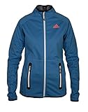adidas Damen Softshelljacke Funktionsjacke Windjacke ungefüttert, Farbe:blau, Größe:XL