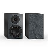 Nubert nuBoxx B-30 | Schwarze Kompaktlautsprecher mit Grauer Front | 2 Stück Passivboxen | für Moderne Wohnzimmer | kompakte Regallautsprecher | Lautsprecher bis 51 Hz (-3dB) | ideal & Musikliebhab