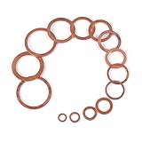 Flachring-Unterlegscheiben, Unterlegscheiben Sumpfstopfen-Sortiment Gut gemacht 395pcs Öldichtungsdichtung Dichtungs-Fitting-Unterlegscheiben Hitzebeständigkeit für M