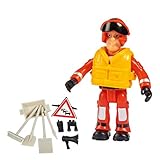 Simba 109251090 - Feuerwehrmann Sam Einzelfigur / jedes Ei enthält eine Figur mit Zubehör / Sam, Hannah, Lizzie, Helen, Penny oder Joe / Es Wird nur EIN Ei g