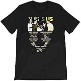 N/N This is us Rebecca Jack Kevin Kate Randall Pearson Lustiges T-Shirt Gr. L, weiß