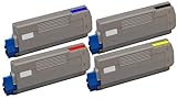4X Kompatible Eurotone Toner im Set für Oki C610 CDN/ C610 DN/ C610 DTN/ C610 N - Premium Q