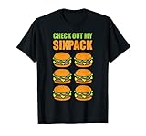 Cute Check Out My Six-Pack Hamburger Bauchmuskeln für coole Jungen T-S