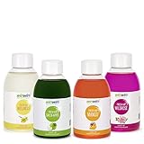 winwin clean Systemische Reinigung winwinCLEAN - 4ER Set 4 X 250ML I Fresh AIR LUFTREINIGUNGS-Konzentrat I Green Apple I Mango I WILDROSE I W