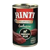 Rinti Dose Singlefleisch Exclusive Hirsch Pur 400g (Menge: 6 je Bestelleinheit)