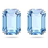 Swarovski Millenia Ohrstecker, Kristalle mit Oktagonschliff, Blau, R