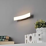 Lucande LED Wandleuchte, Wandlampe Innen 'Lorian' (Modern) in Weiß u.a. für Wohnzimmer & Esszimmer (60 flammig, inkl. Leuchtmittel) - Wandstrahler, Wandbeleuchtung Schlafzimmer /