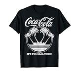 Coca-Cola Palm Tree Circle The Real Thing Graphic T-S