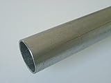 B&T Metall Stahl Rundrohr verzinkt, Ø 60,3 x 2,0 mm (2'), Länge ca. 1,5m | Konstruktionsrohr ST 37, feuerverzinkt, H