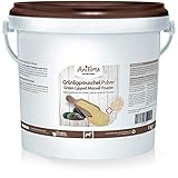 AniForte Grünlippmuschel Pferd 1kg - Natürliches Grünlippmuschelpulver in Vollfettqualität, Omega 3 & 6 Fettsäuren, Glycosaminoglycane 3,3%, Grünlippmuscheln Pferd unterstützt Gelenke & Gelenkfunk