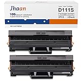 Jhaan D111S Kompatibel Tonerkartusche als Ersatz für Samsung MLT-D111S MLT-D111L für Xpress M2070 M2070W M2026W M2026 M2020 M2070FW M2022W M2022 M2020W M2070F (Schwarz, 2er-Pack)