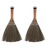YANYAN MAYALI 2 STÜCKE Holzbodenkehrbesen weiches Haar Haushaltsbodenreinigung Werkzeuge Handbuch Archaize B
