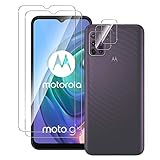 QULLOO für Motorola Moto G10/G30 Panzerglas Schutzfolie + Kamera Panzerglas [2 Stück + 2 Stück], 9H Härte Glas Anti-Fingerabdruck Panzerglasfolie Anti-Kratzen Display