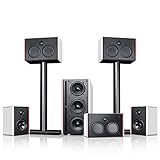 Teufel System 4 THX Schwarz/Weiß Heimkino Lautsprecher 5.1 Soundanlage Kino Raumklang Surround Subwoofer Movie High-End HiFi Speak