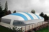 Aufblasbares Thermoplastisches Polyurethan für Whirlpool, Schwimmbad, Solarzelt, mit Gebläse und Pumpe (15 x 8 x 3 m)
