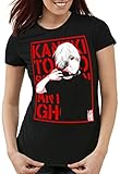style3 Tokyo Fate Damen T-Shirt Ghoul Kaneki Anime Manga, Größe:XL