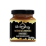 Honest Honey Manuka Honig MGO550+ - 100% rein - zertifiziert aus Neuseeland - Premium Qualität im Glas - 250g