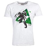 The Legend of Zelda Triforce - Splatter Männer T-Shirt grau M