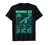 Jurassic World Indominus Rex Neon Schematic T-S