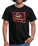 Spreadshirt Die DREI Fragezeichen Kassette Männer T-Shirt, M, Schw