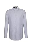 Jacques Britt Herren Hemd Como Mix Slim Fit Langarm blau (51) 41