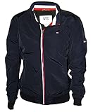 Tommy Jeans Herren Bobby jacket Langarm Blouson Jacke Schwarz (TOMMY BLACK 078) Larg