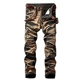 Capabes Nostalgische Jeans für Herren Bequeme und vielseitige Slim Straight Jeans für den Alltag 40